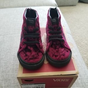 Velvet Vans Size 8